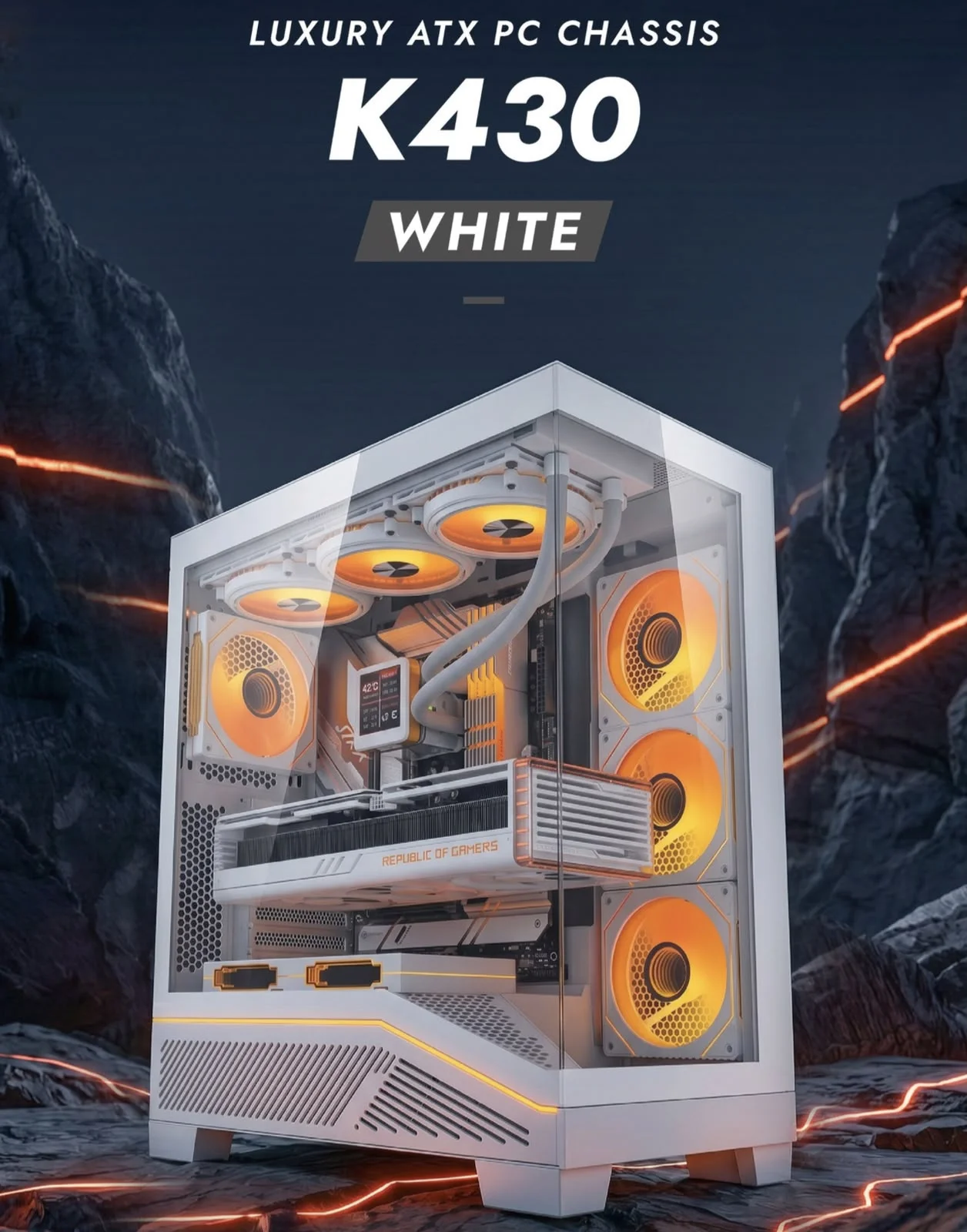 Boitier Pc gamer Darkflash K430 ATX