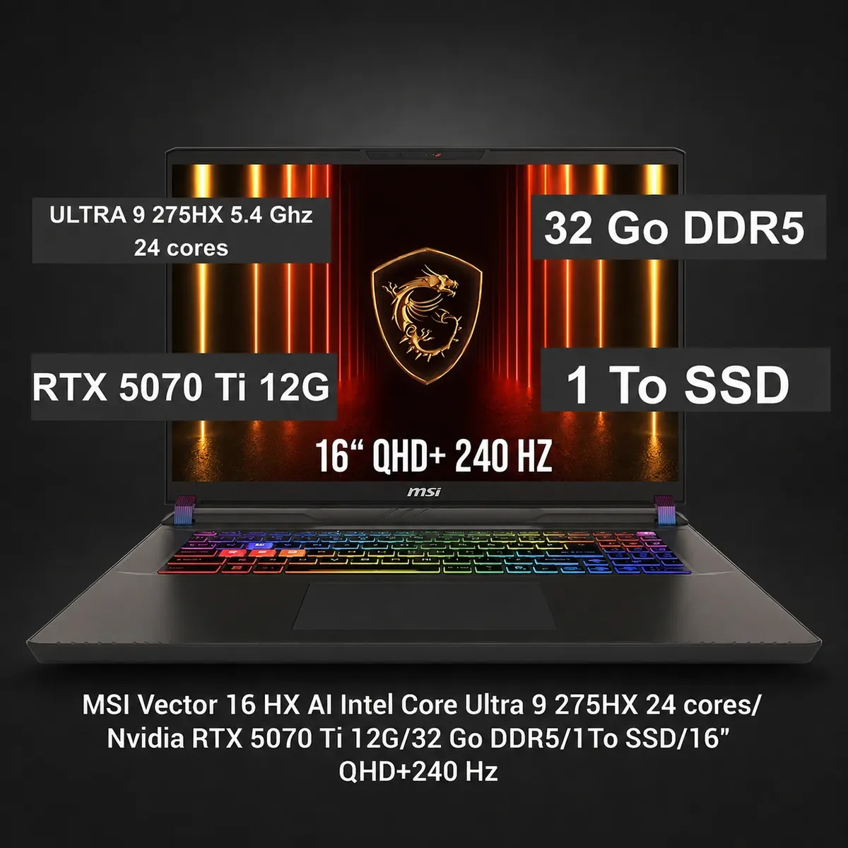 MSI Vector 16 HX AI