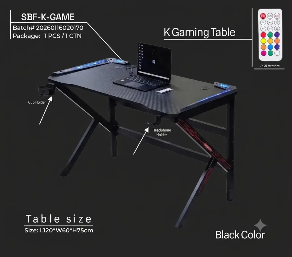 Bureau gaming SBF-K-GAME